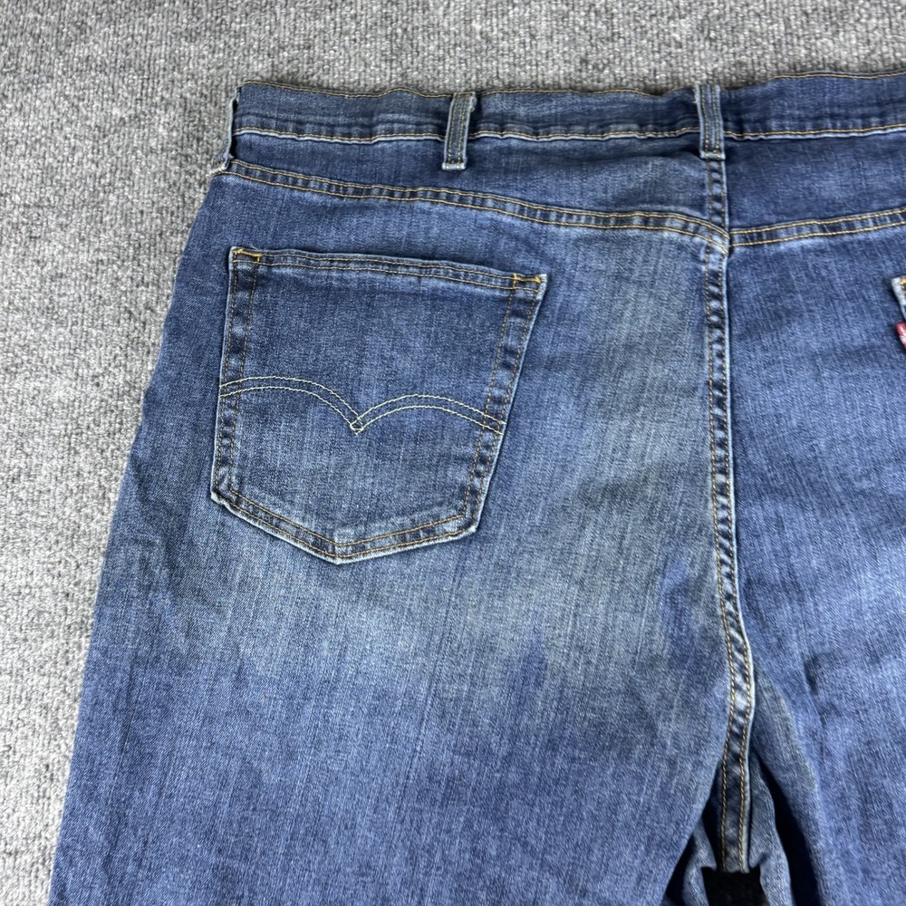 Levi's 559 Jeans Men 48x30 Blue Cotton Denim Straight Leg Faded Utility Workwear - Picture 3 of 10